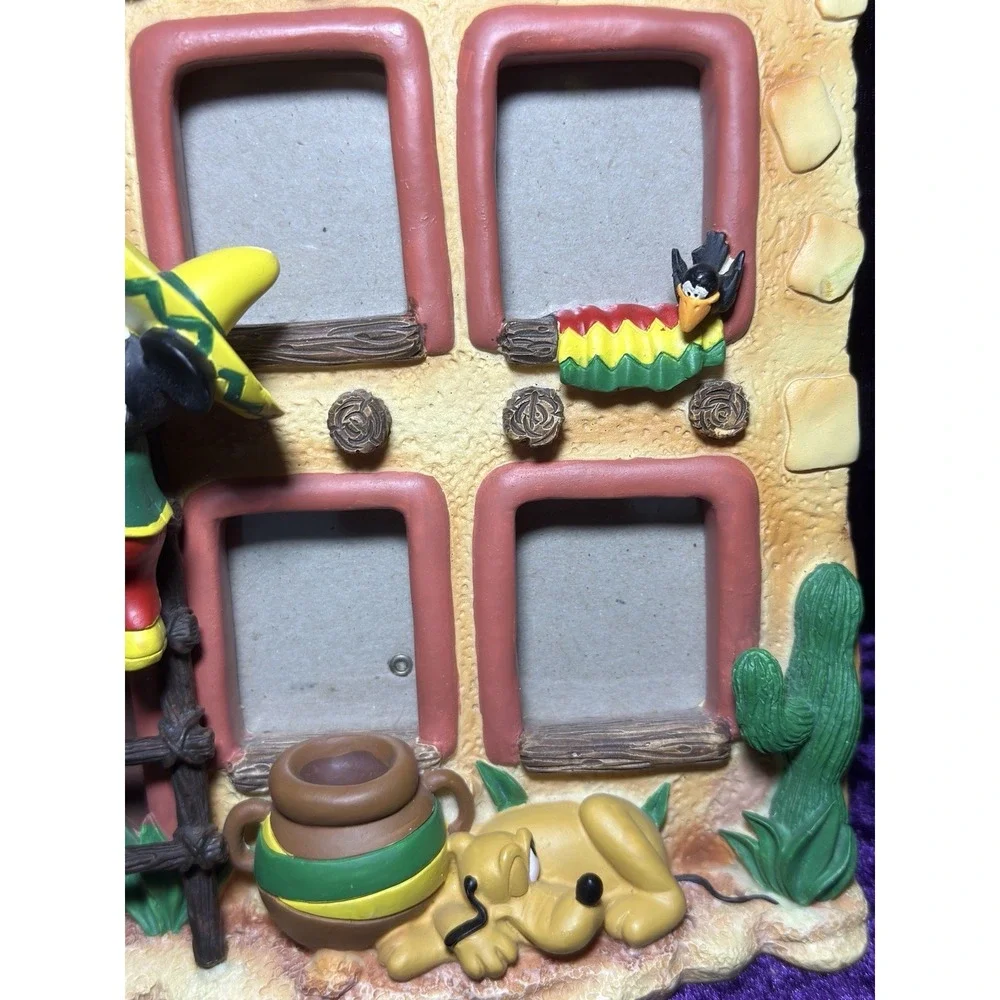 Mickey Mouse 3D Frame Minnie Mouse Mexican Hacienda Pluto Disney‎ Store